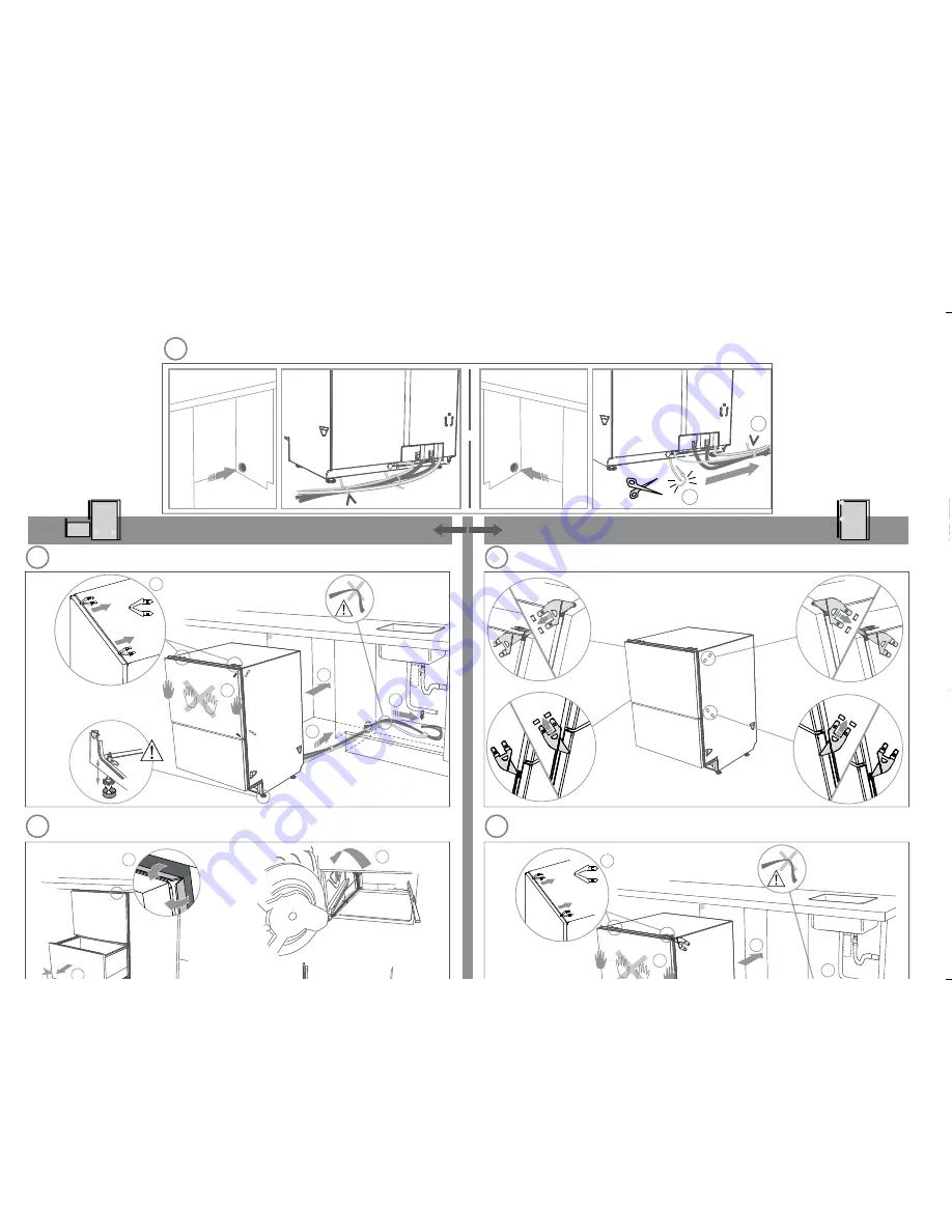 Fisher & Paykel DishDrawer DD60D Series Installation Instructions Manual Download Page 5