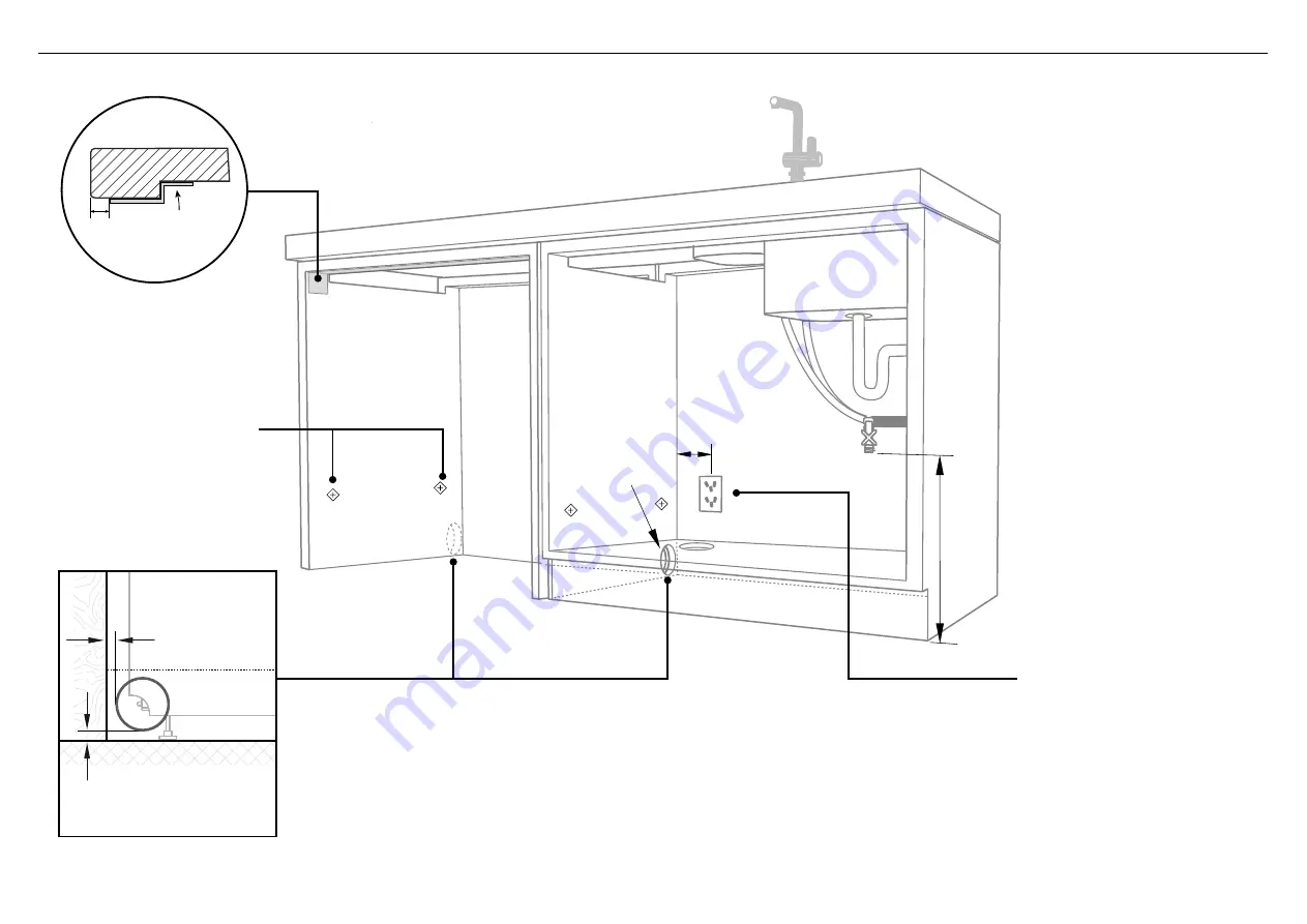 Fisher & Paykel Dishdrawer DD60DI Installation Manual Download Page 10