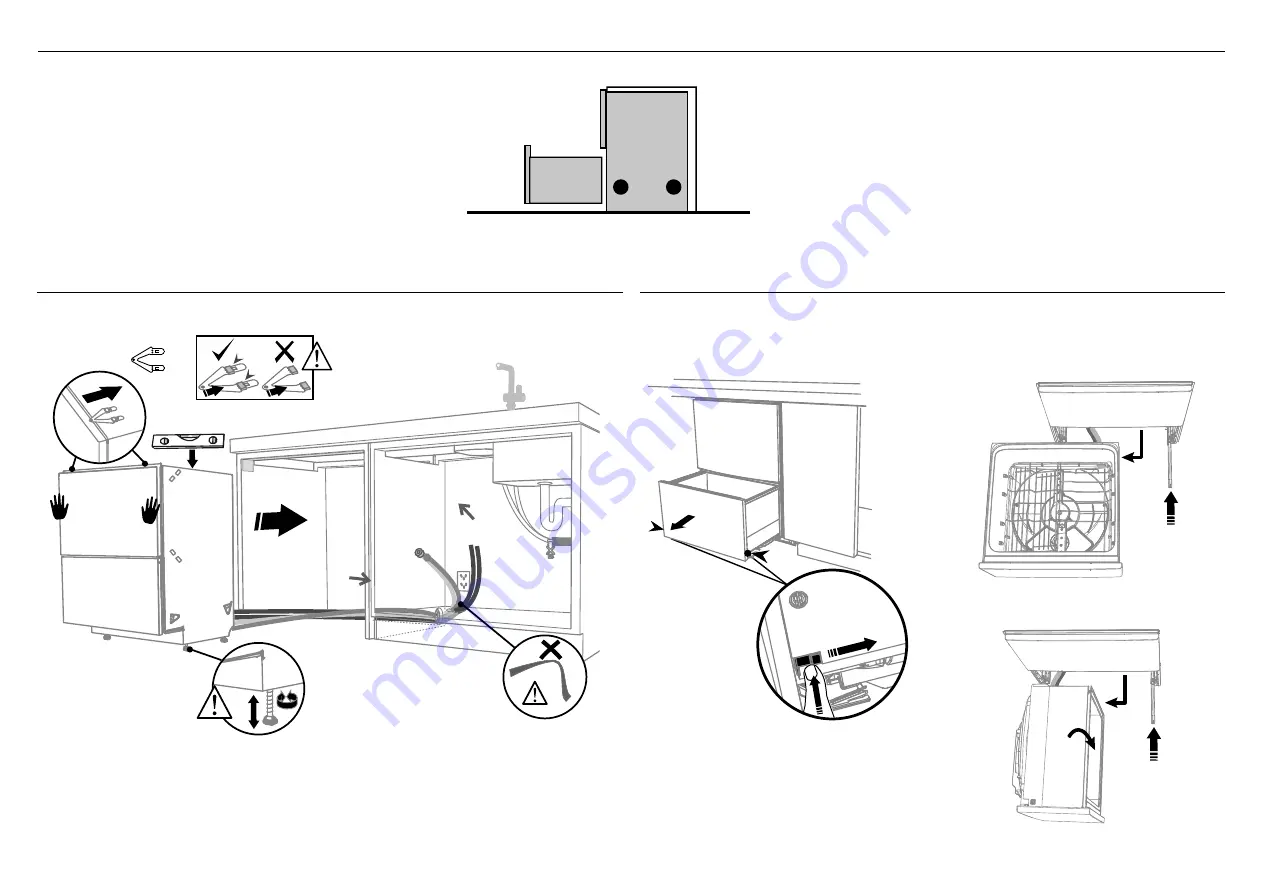 Fisher & Paykel Dishdrawer DD60DI Installation Manual Download Page 14