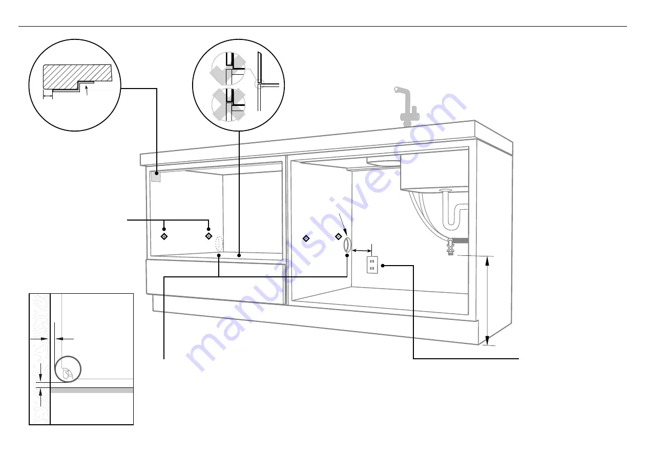 Fisher & Paykel Dishdrawer DD60DI Installation Manual Download Page 32