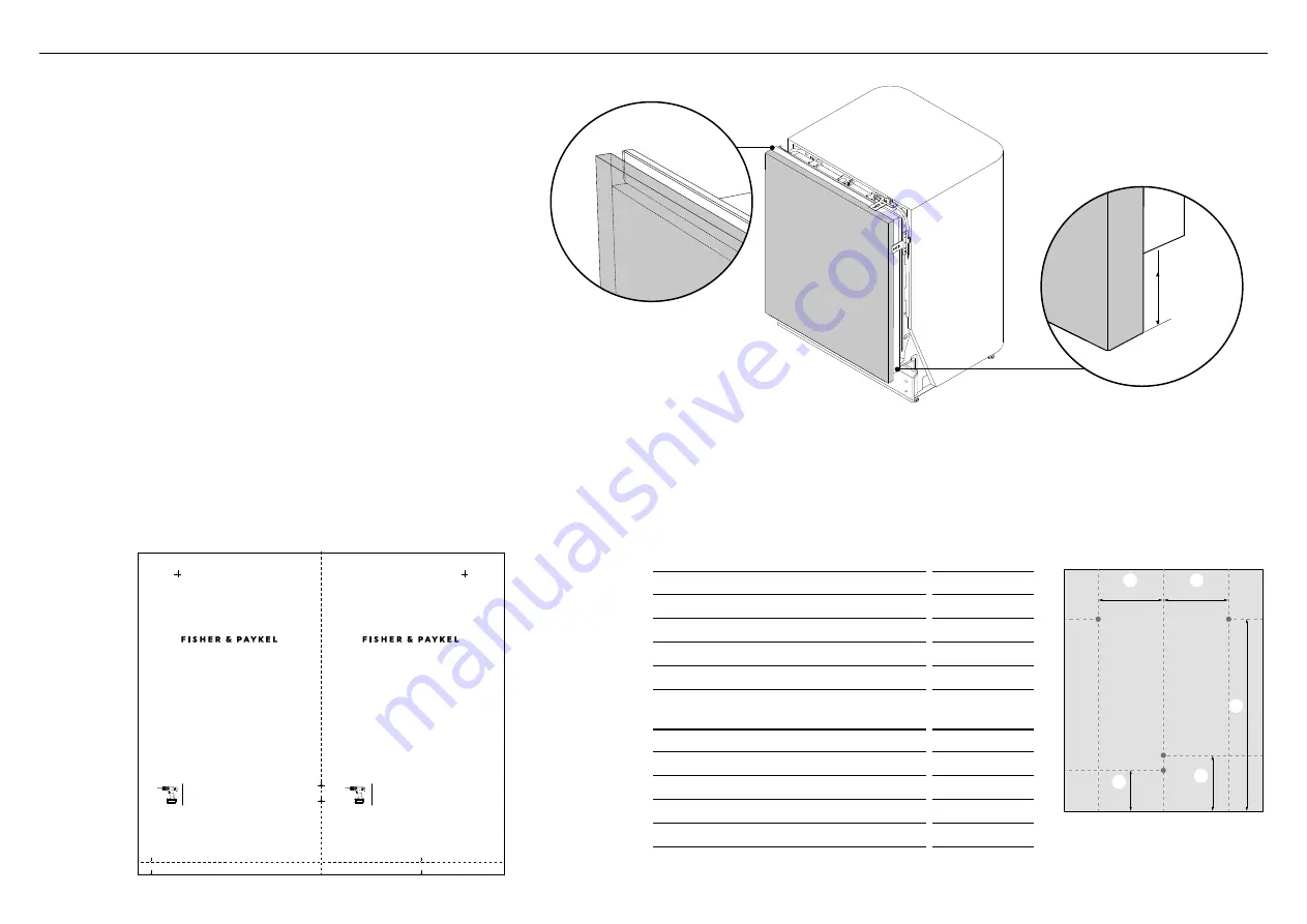 Fisher & Paykel DW24U2I1 Installation Manual Download Page 13