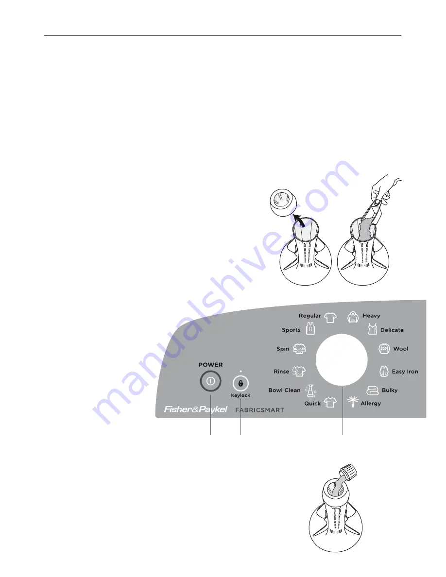 Fisher & Paykel FabricSmart WA8060P Скачать руководство пользователя страница 14