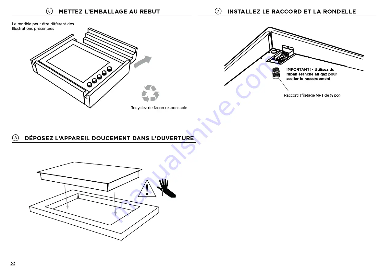 Fisher & Paykel GS365DW Installation Manual Download Page 23