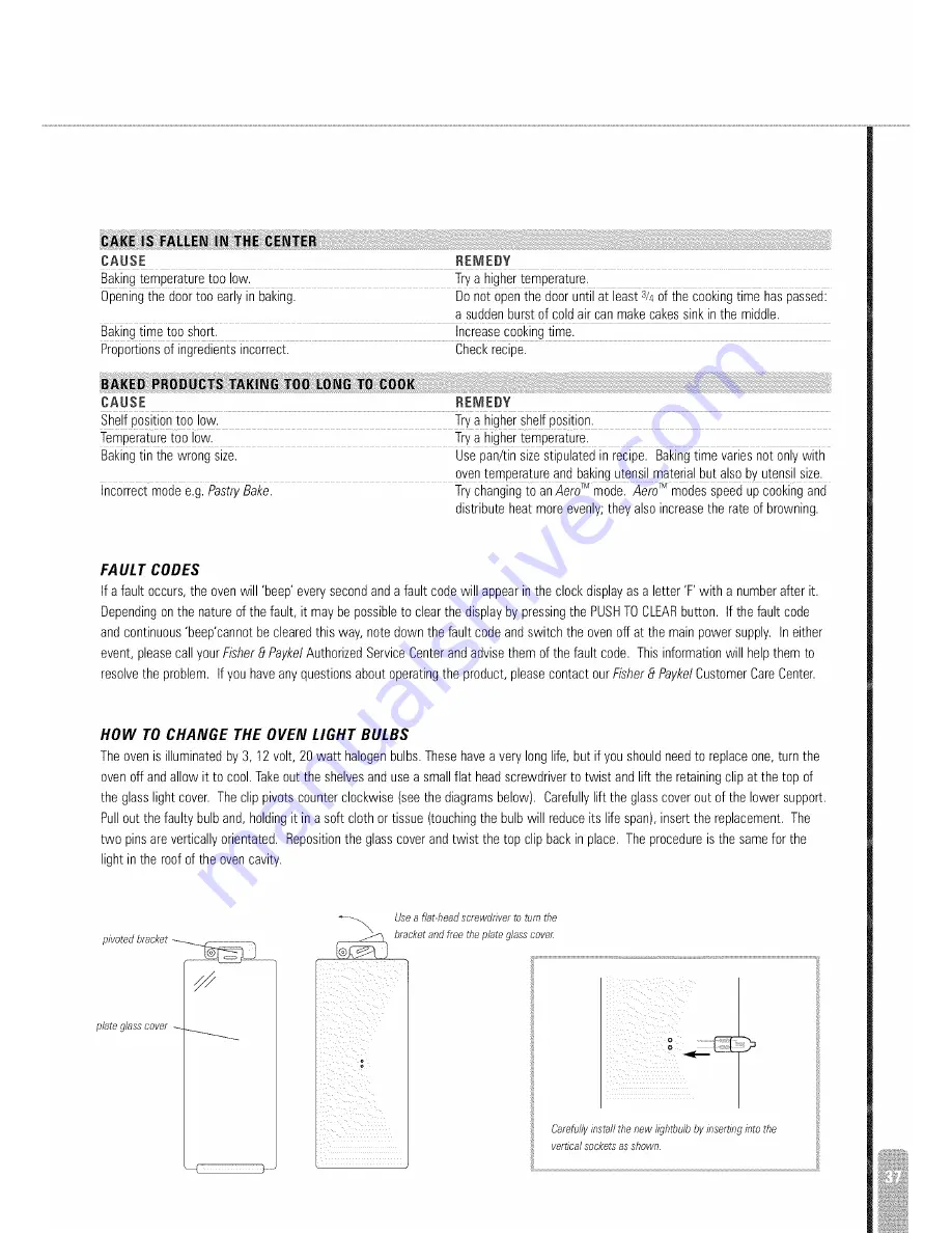 Fisher & Paykel OD301MV1-87818 User Manual Download Page 39