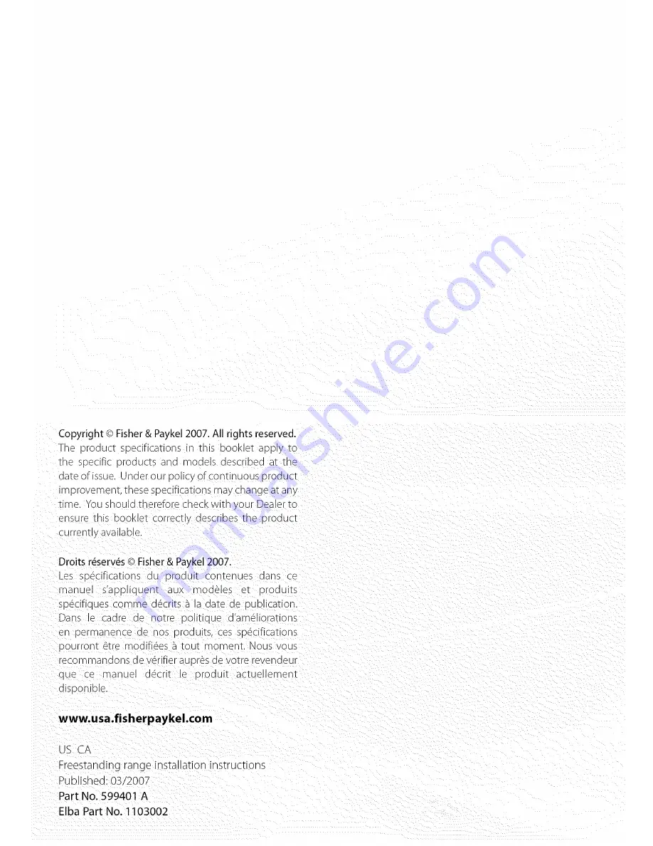 Fisher & Paykel OR24SDPWGX Installation Instructions Manual Download Page 34