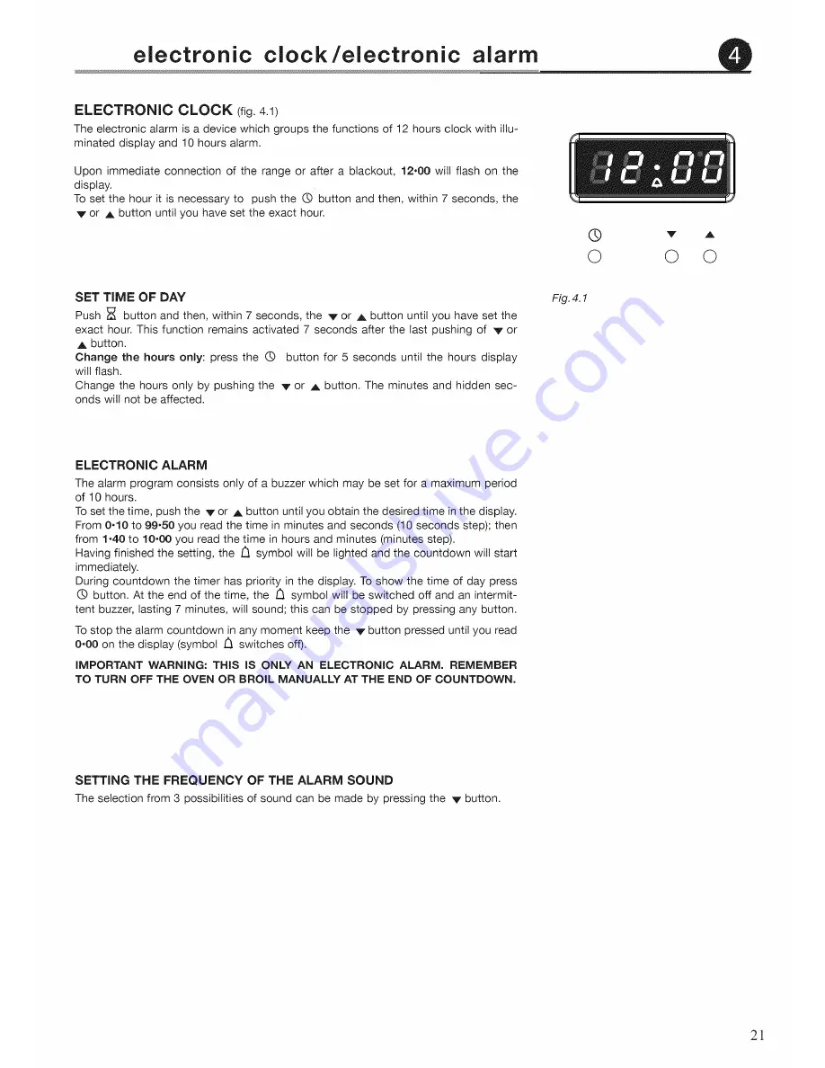 Fisher & Paykel OR30SDBMX User Manual Download Page 21