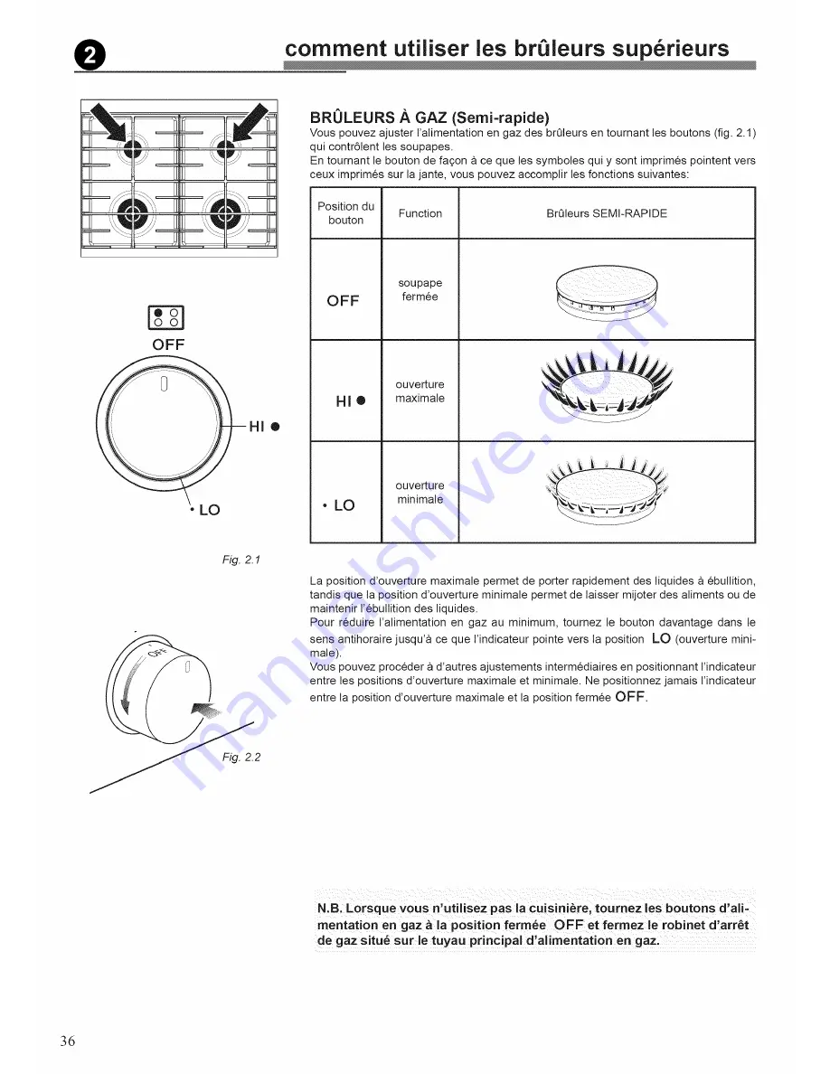 Fisher & Paykel OR30SDBMX User Manual Download Page 36