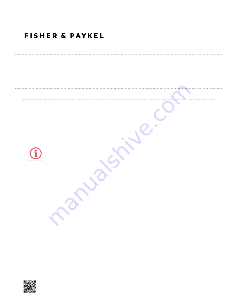 Fisher & Paykel OR30SDI6X1 Use Download Page 1