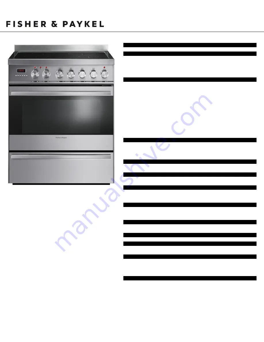 Fisher & Paykel OR30SDPWIX1 Installation Instructions Manual Download Page 1