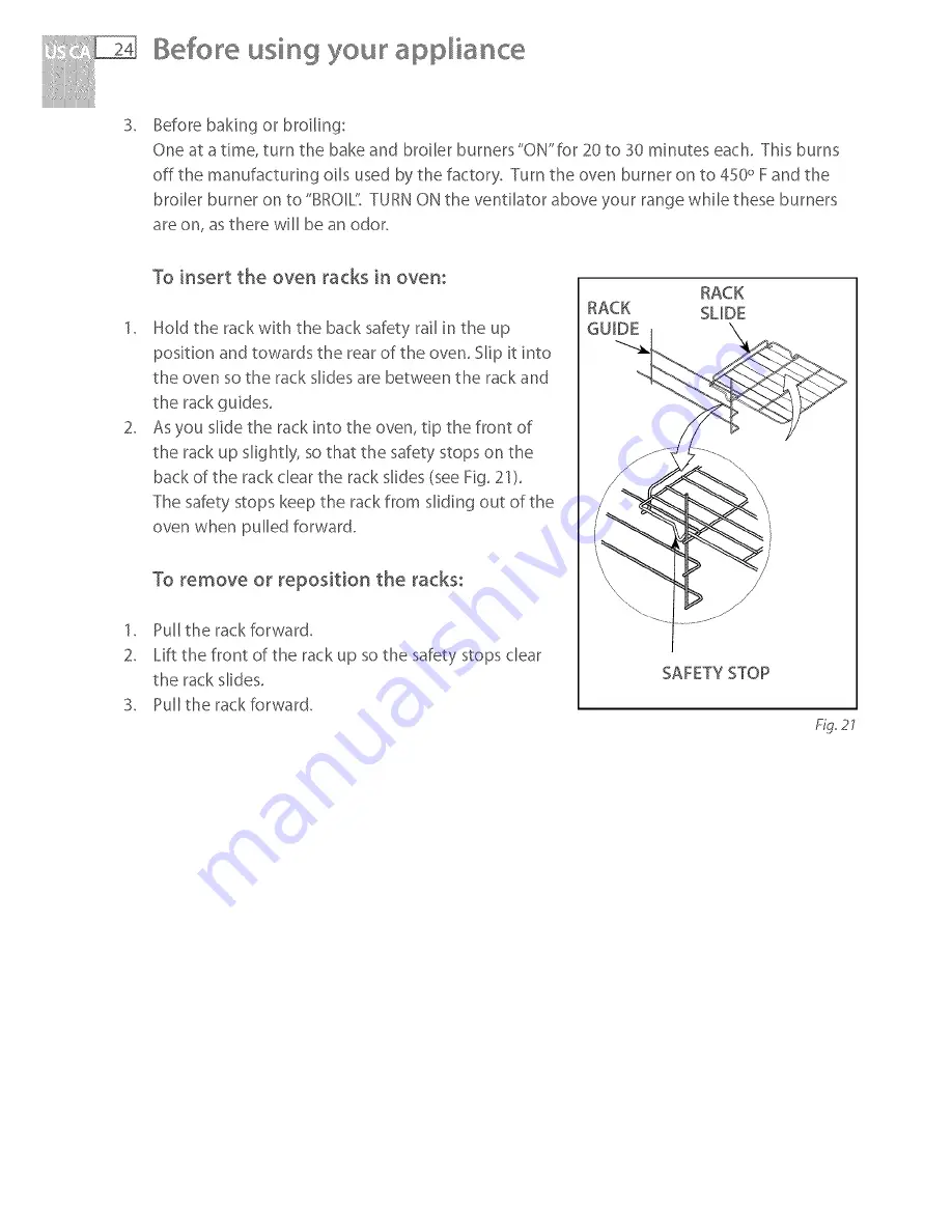 Fisher & Paykel OR30SLDGX Installation Instructions And User Manual Download Page 26