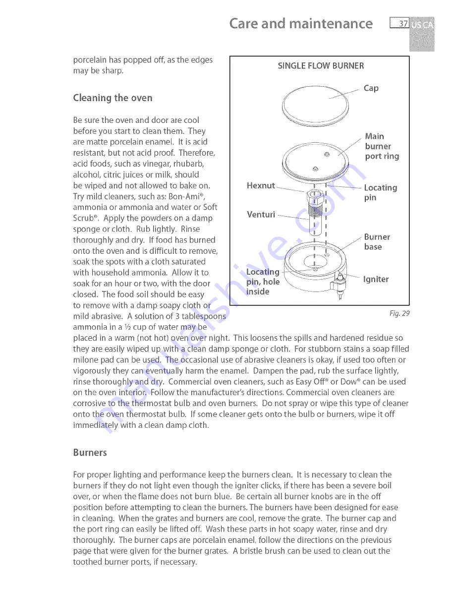 Fisher & Paykel OR30SLDGX Installation Instructions And User Manual Download Page 39