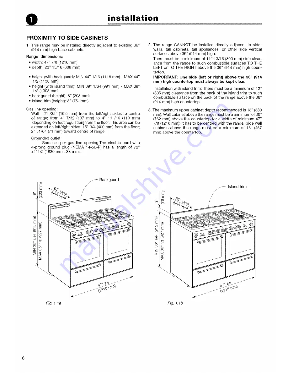 Fisher & Paykel OR48DDPWGX Installation Instructions Manual Download Page 6