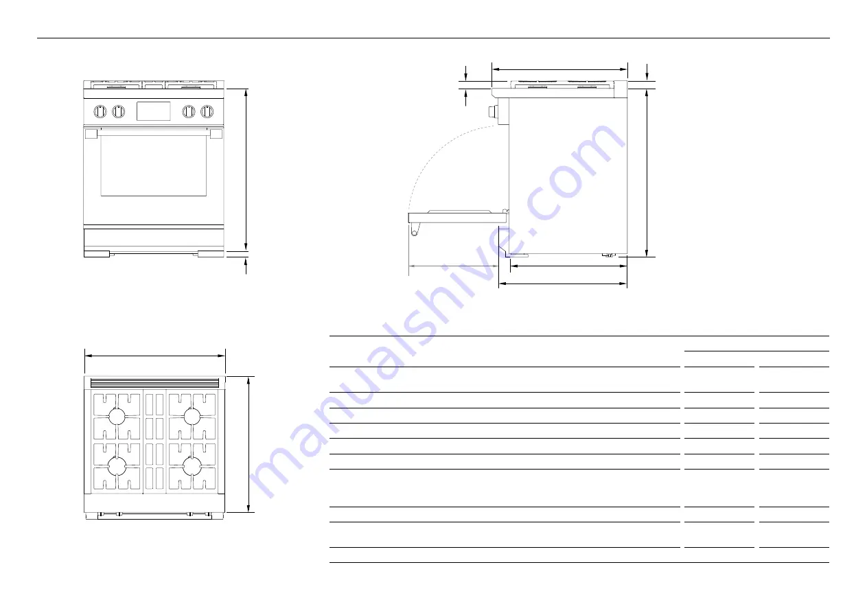 Fisher & Paykel PROFESSIONAL RGV3305L Installation Manual Download Page 6