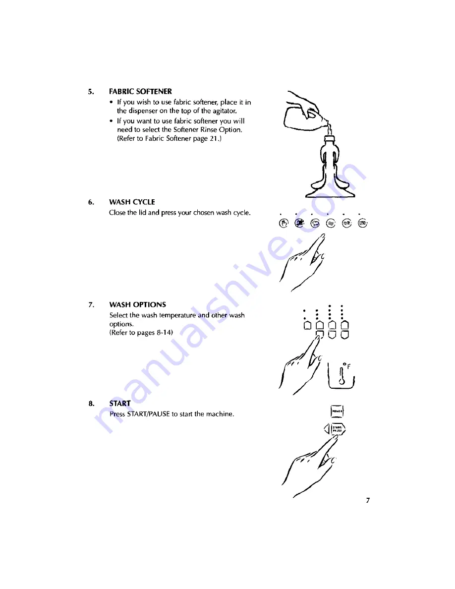 Fisher & Paykel Smart Drive GWL08 Use & Care Manual Download Page 8