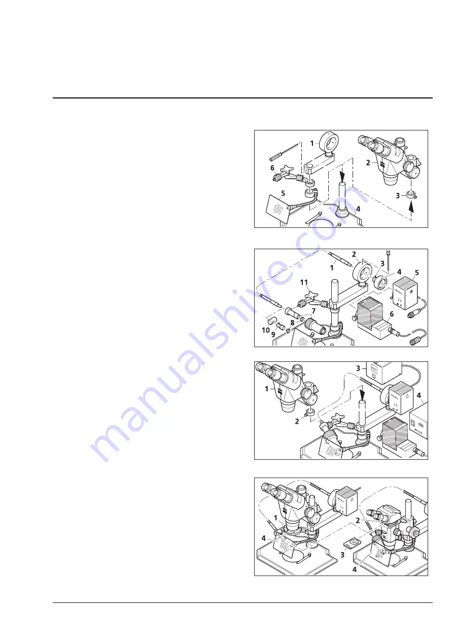 Fisher Bioblock Scientific Stemi 1000 Operating Manual Download Page 57