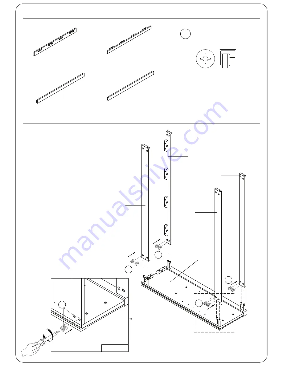 Fisher-Price Hutch/Bookcase Instructions Manual Download Page 7