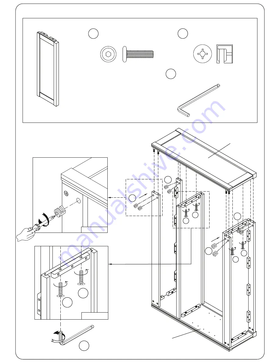 Fisher-Price Hutch/Bookcase Instructions Manual Download Page 9