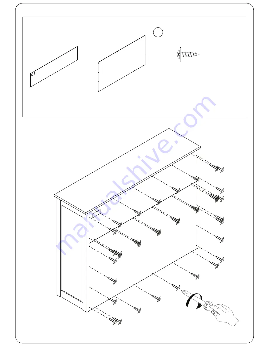 Fisher-Price Hutch/Bookcase Instructions Manual Download Page 12