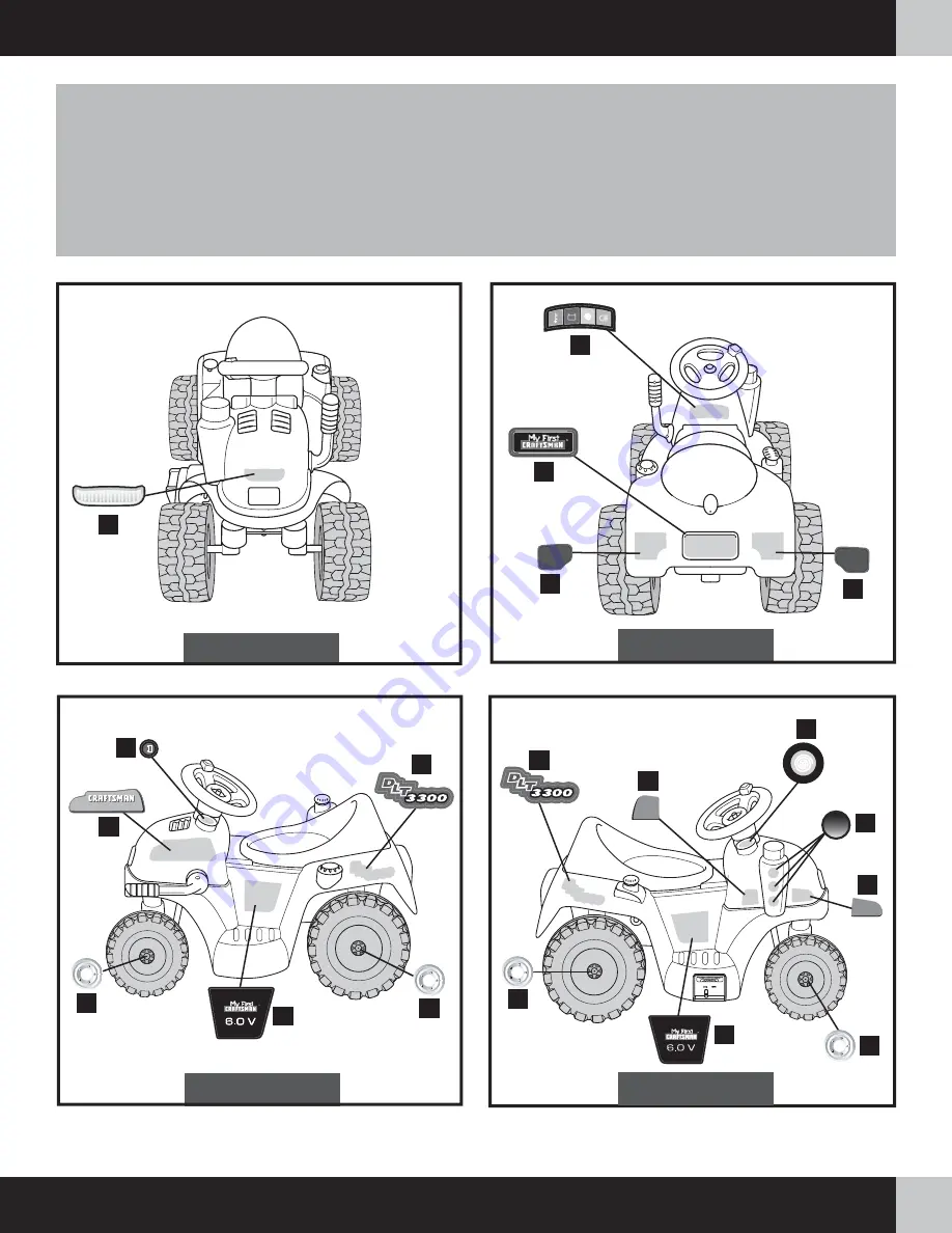 Fisher-Price My First Craftsman Lawn Tractor K3034 Скачать руководство пользователя страница 11