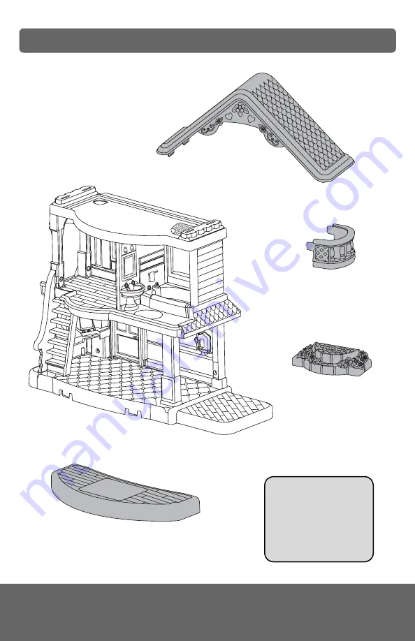 Fisher-Price My First Dollhouse J0236 Скачать руководство пользователя страница 2