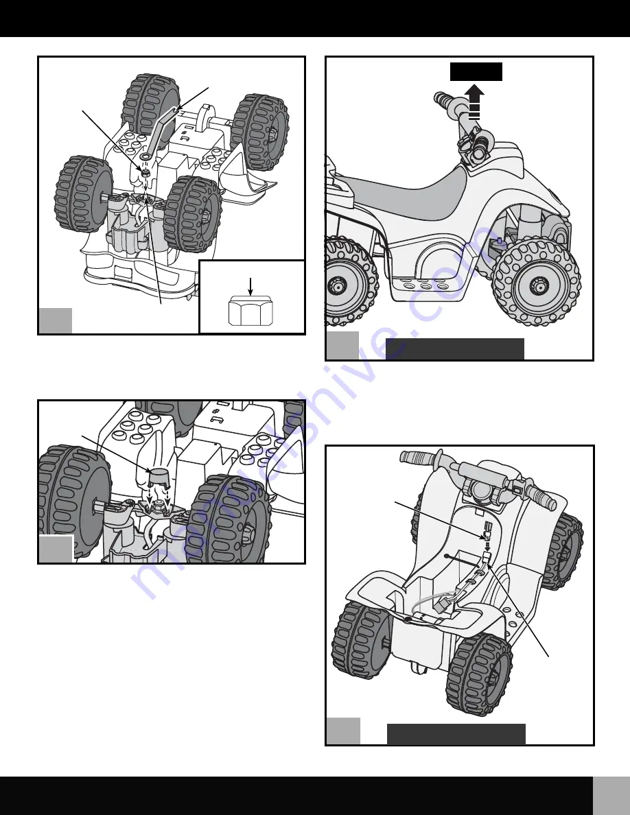 Fisher-Price Power Wheels DC Super Friends Batman Lil' Quad M5728 Owner'S Manual With Assembly Instructions Download Page 9