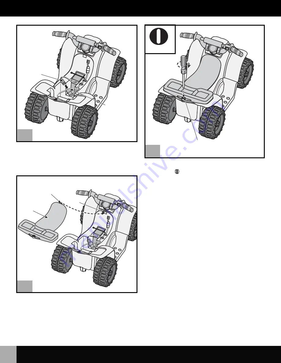 Fisher-Price Power Wheels DC Super Friends Batman Lil' Quad M5728 Owner'S Manual With Assembly Instructions Download Page 12