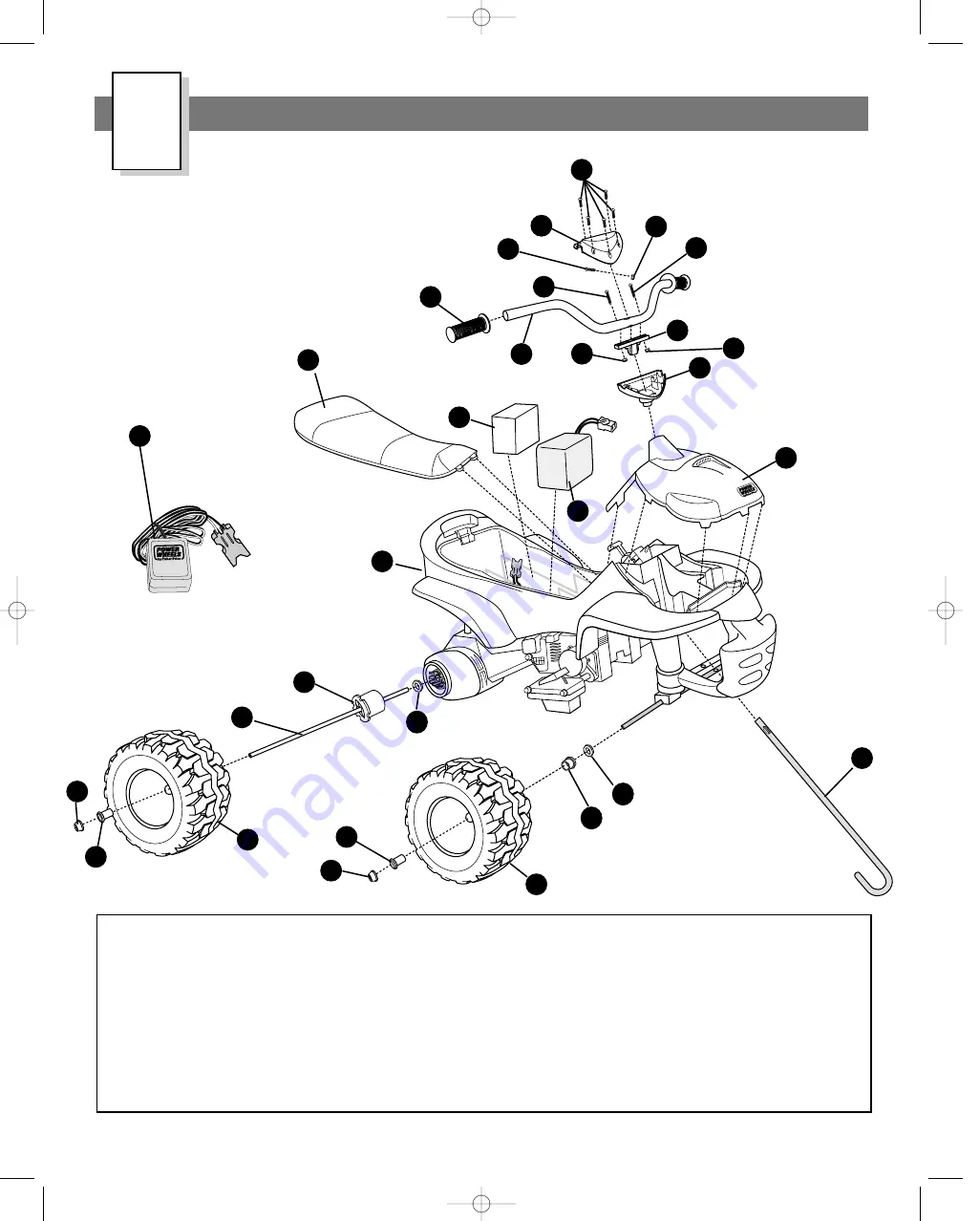 Fisher-Price POWER WHEELS LittlePeople Tot Rod Owner'S Manual With Assembly Instructions Download Page 6