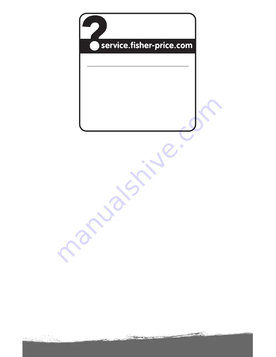 Fisher-Price V7310 Manual Download Page 4