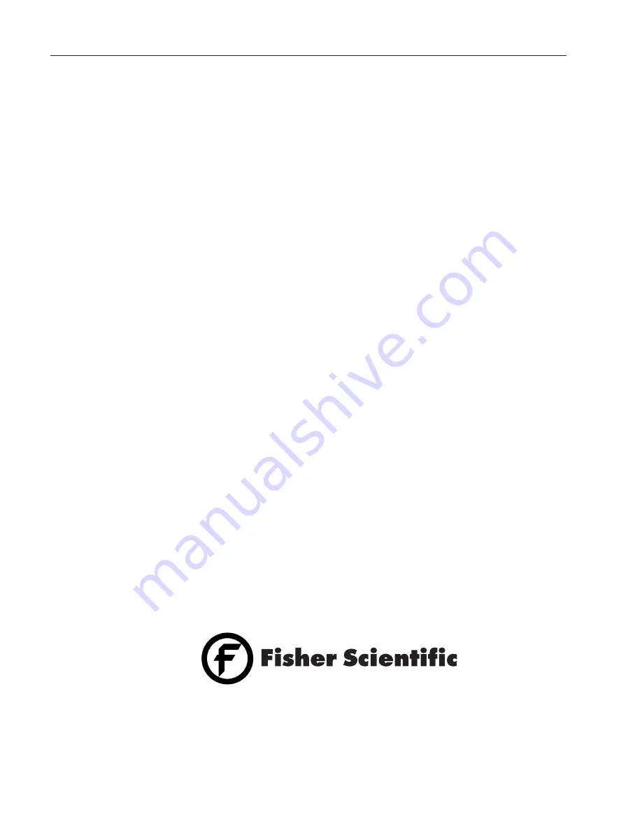 Fisher Scientific Isotemp Plus 13-986-142 Manual Download Page 16