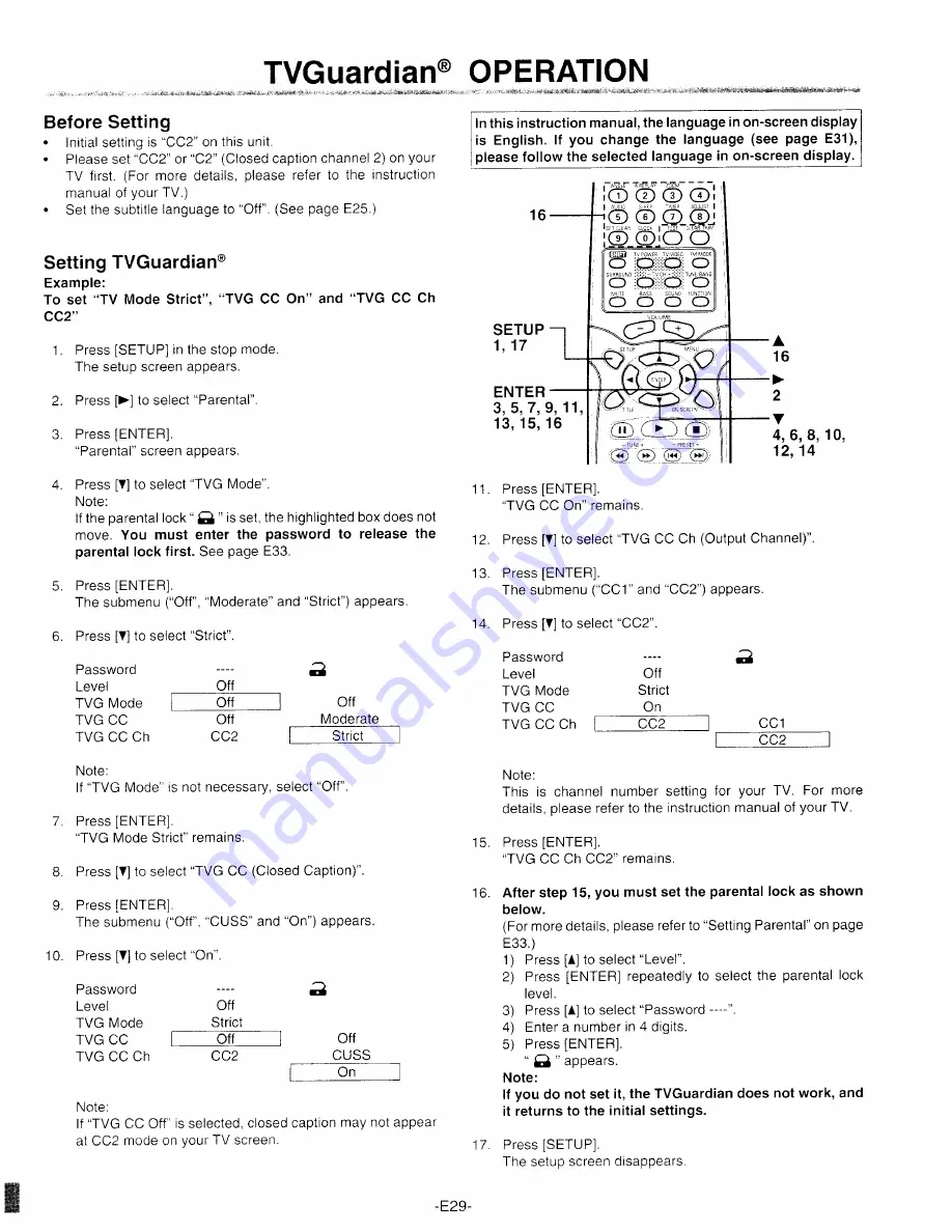 Fisher DCS-TS750 Operating Instructions Manual Download Page 30