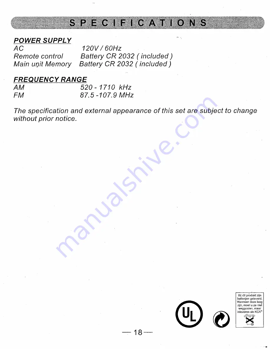 Fisher digital slim -1400 Instruction Manual Download Page 19