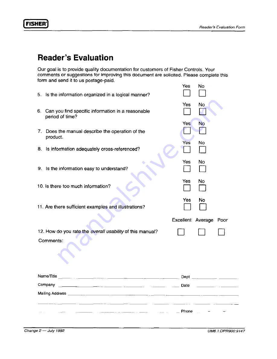 Fisher DPR900 User Manual Download Page 137