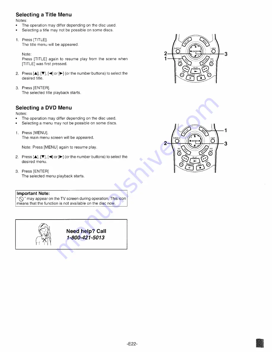 Fisher DVD-S2000 Operating Instructions Manual Download Page 23