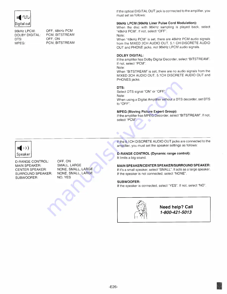 Fisher DVD-S2000 Operating Instructions Manual Download Page 27