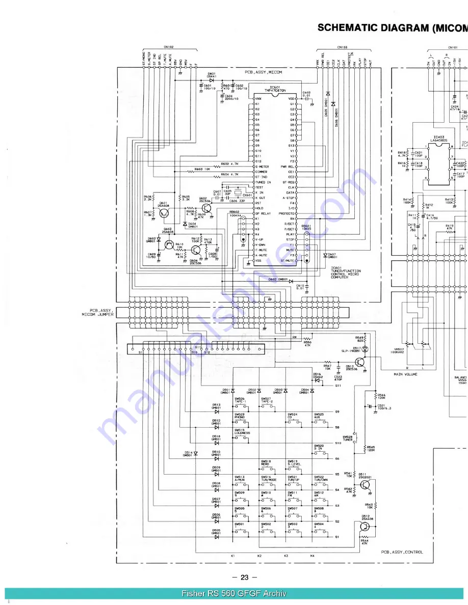 Fisher RS-560 Service Manual Download Page 3