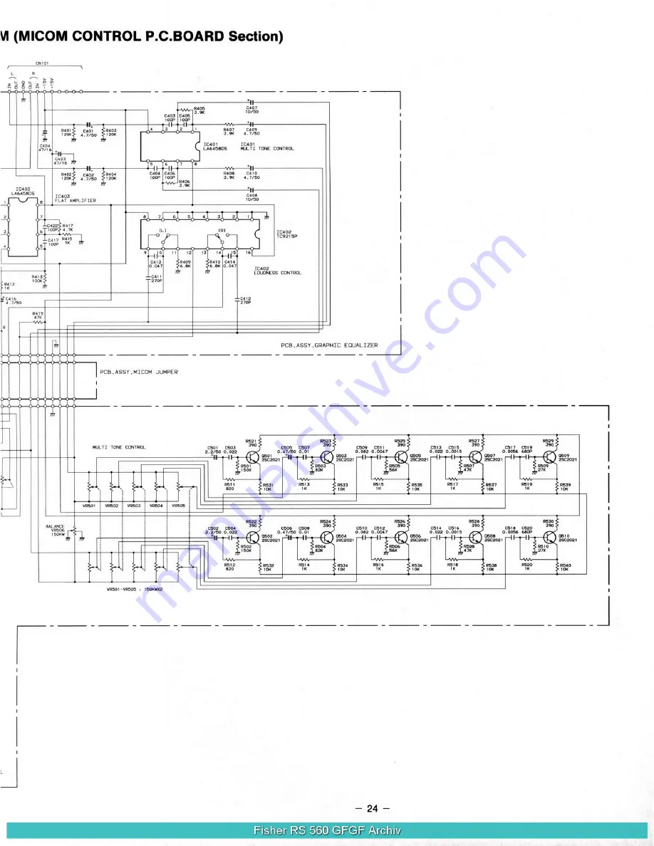 Fisher RS-560 Service Manual Download Page 4