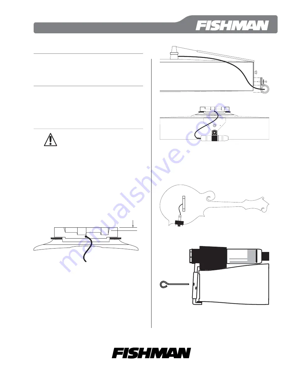 Fishman M-200 PRO MANDOLIN PICKUP Скачать руководство пользователя страница 1