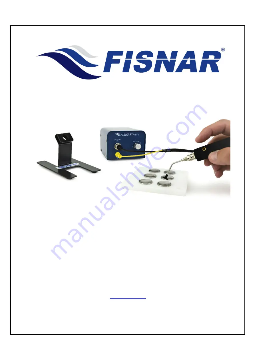 FISNAR VPP50 Operating Manual Download Page 1