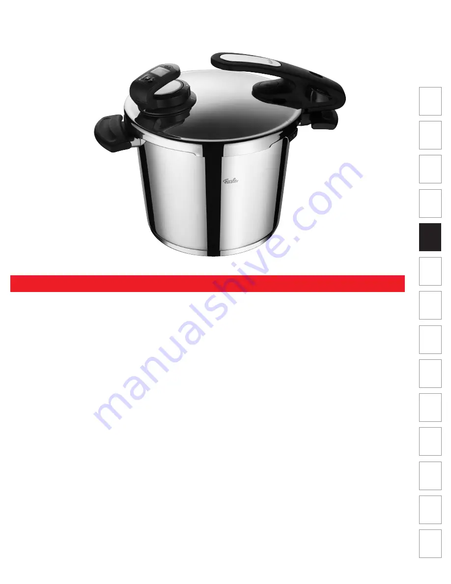 Fissler vitavit Instructions For Use Manual Download Page 111