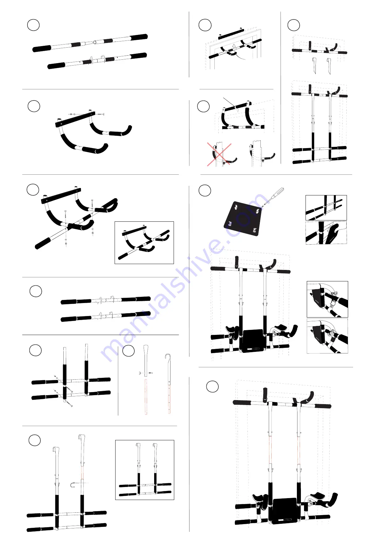 Fitnatural Doorway Fitness Tower User Manual Download Page 2