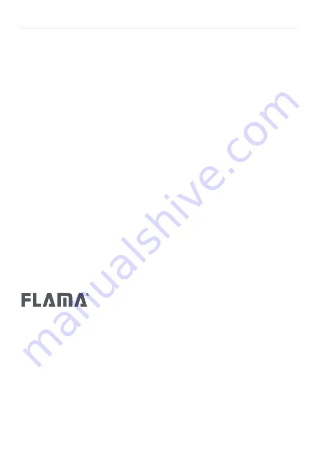 Flama 1416FL Instruction Manual Download Page 20