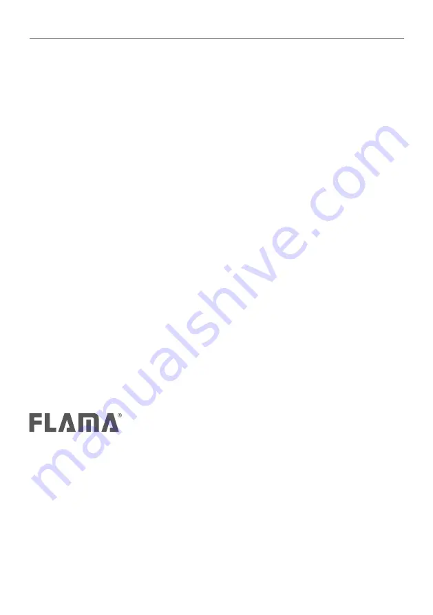 Flama 2386FL Instruction Manual Download Page 32