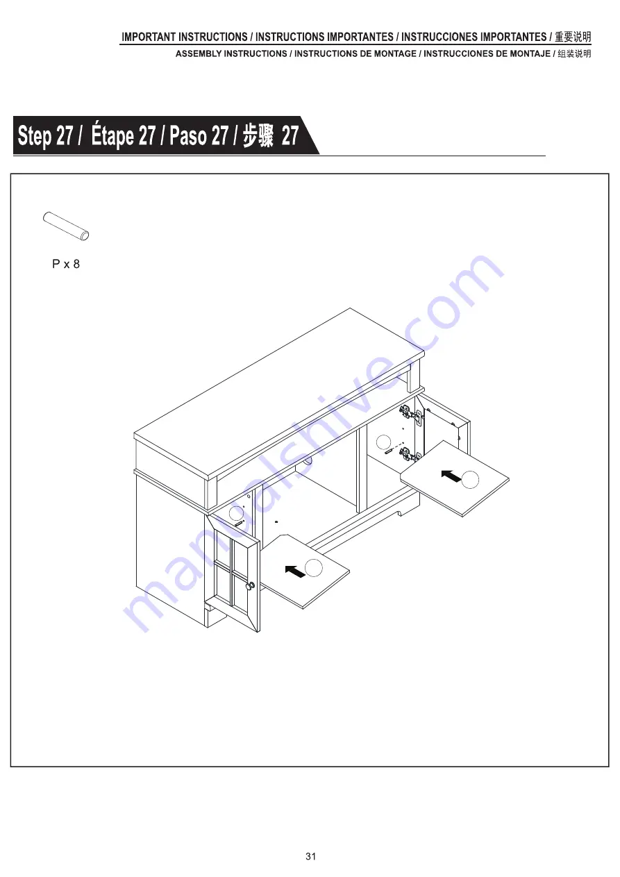 Flamelux ZARATE-V2 Assembly Instructions Manual Download Page 33