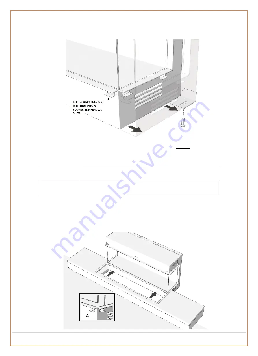 Flamerite Fires Glazer 1000 Installation, Precautions & Servicing Download Page 7