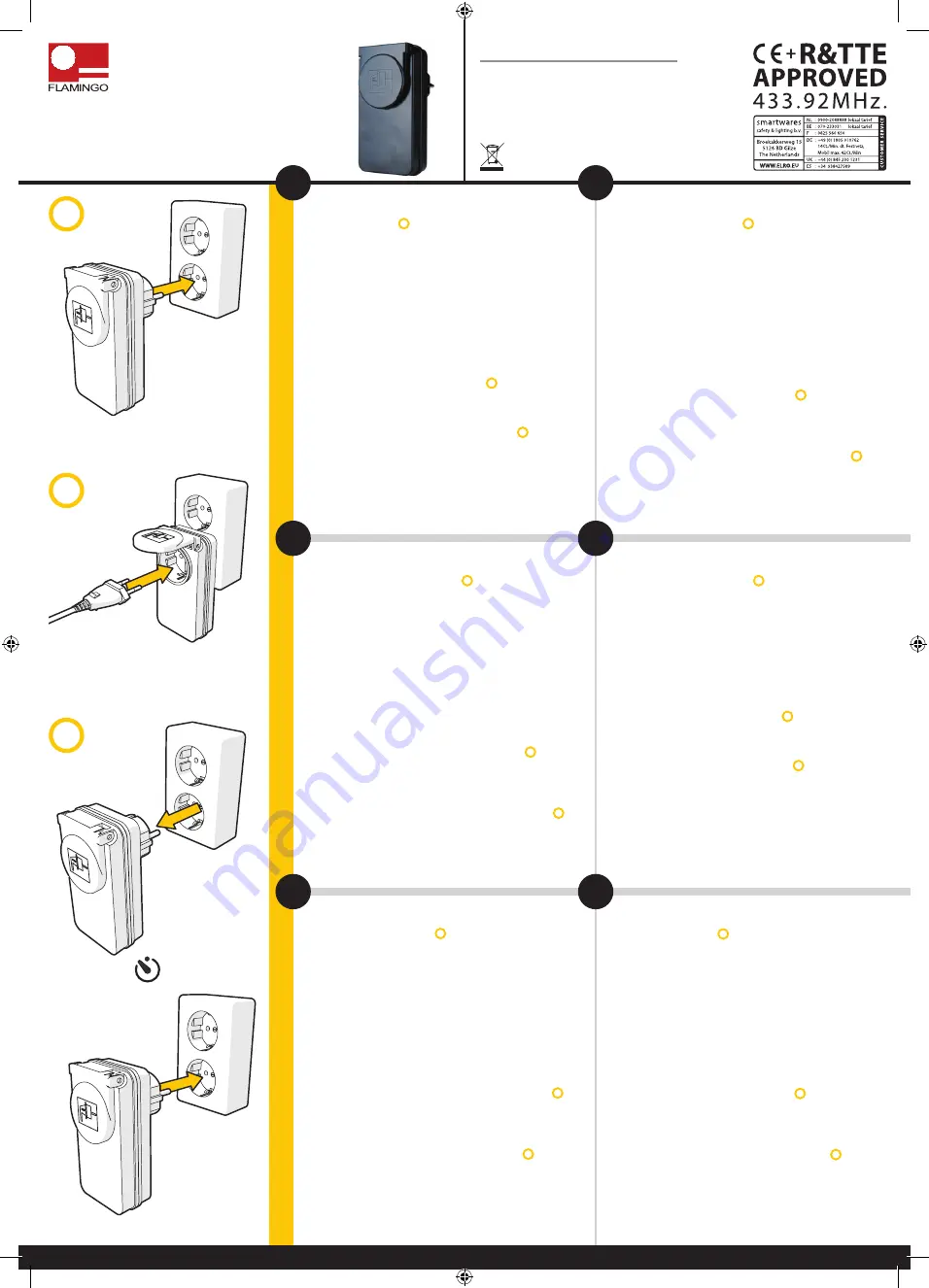 Flamingo FA500WD Quick Start Manual Download Page 1