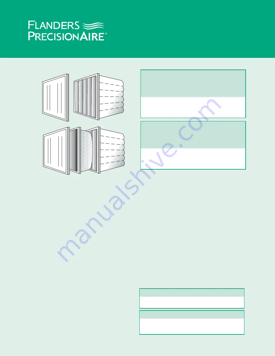 Flanders NESHAP 319 Specification Sheet Download Page 1