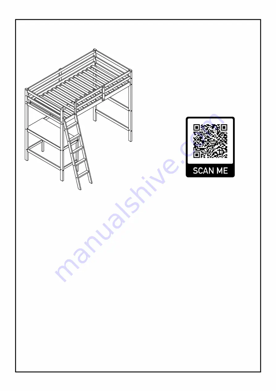 Flash Furniture MH-LBD5-WH-T-GG Assembly Instructions Manual Download Page 1