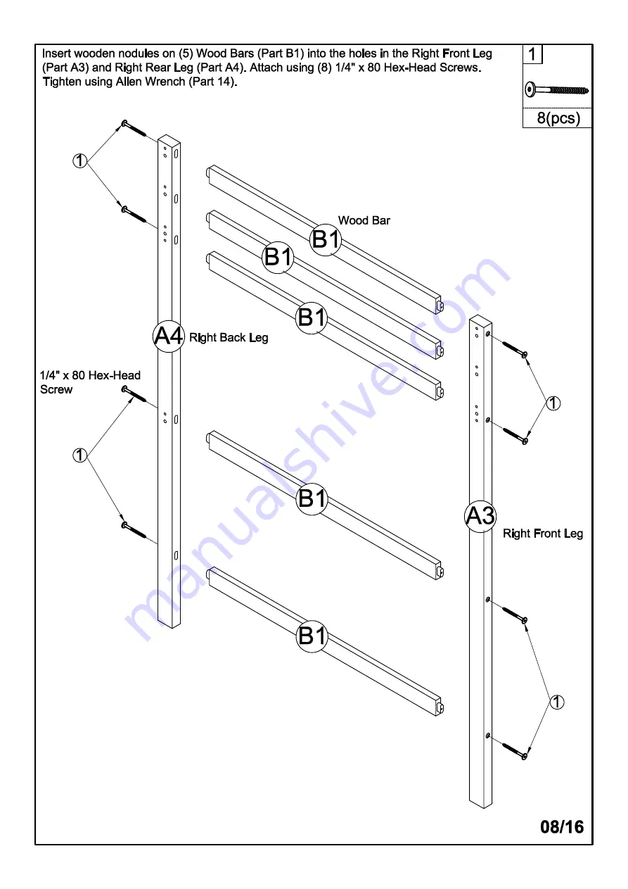 Flash Furniture MH-LBD5-WH-T-GG Скачать руководство пользователя страница 9