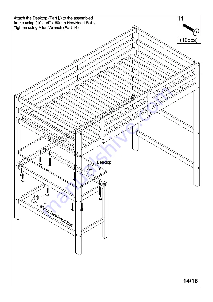 Flash Furniture MH-LBD5-WH-T-GG Скачать руководство пользователя страница 15