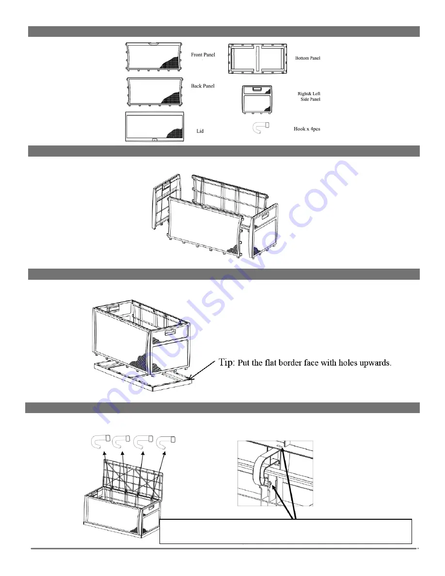 Flash Furniture QT-KTL-4023GY-GG Assembly Instructions Download Page 3